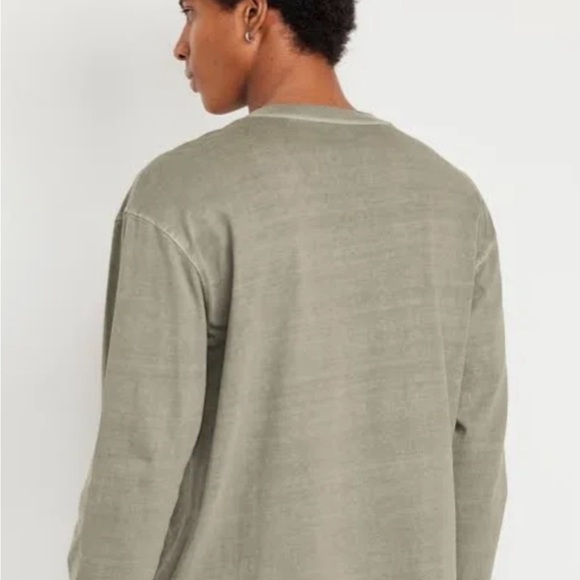 Old Navy Light Green Long Sleeve XL Top - Picture 3 of 4